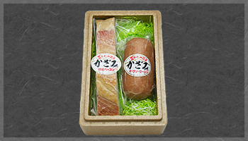 ベーコンとポークソーセージ